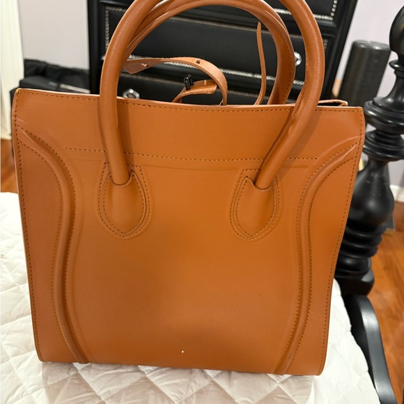Celine Phantom Caramel Leather Tote - Picture 6 of 12